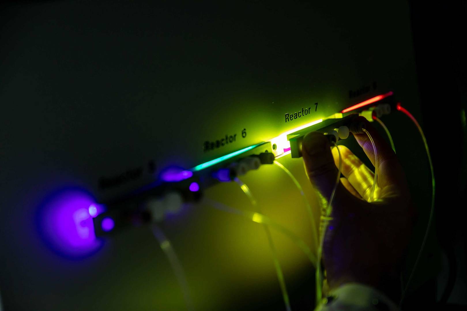 Photoredox chemistry required light to “penetrate” the reaction solution. Flow chemistry provides a large reaction mixture surface area that allows efficient capture of light to promote good reaction conversions.